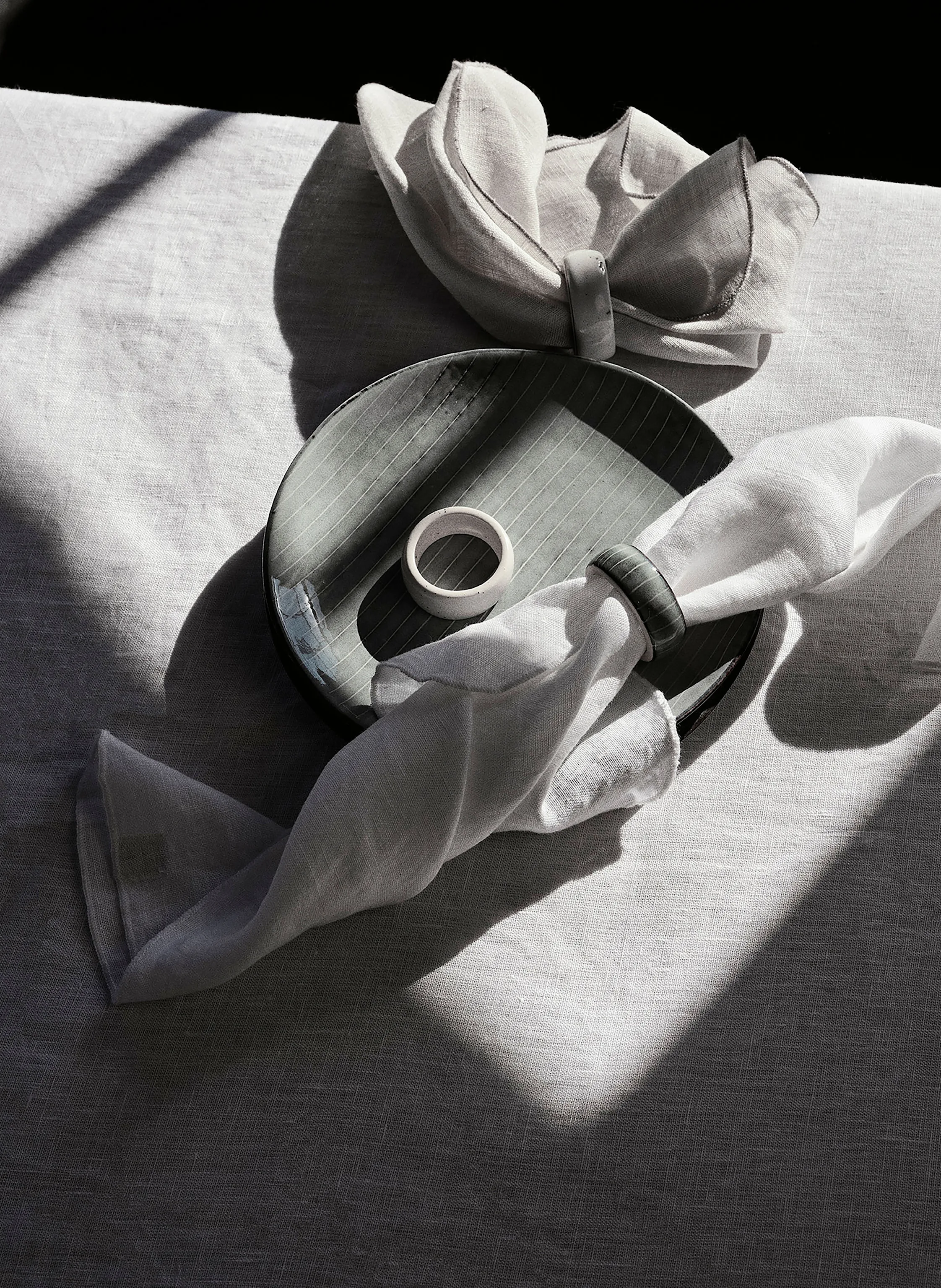 BROSTE COPENHAGEN 6er-Set Serviettenringe NORDIC VANILLA
