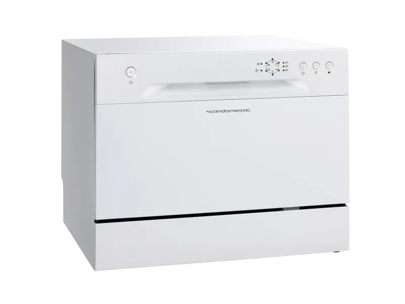 Scandomestic SFO 2203 W - Bordopvaskemaskine - bredde: 55 cm - dybde: 50 cm - højde: 43.8 cm - Hvid - 49 dB