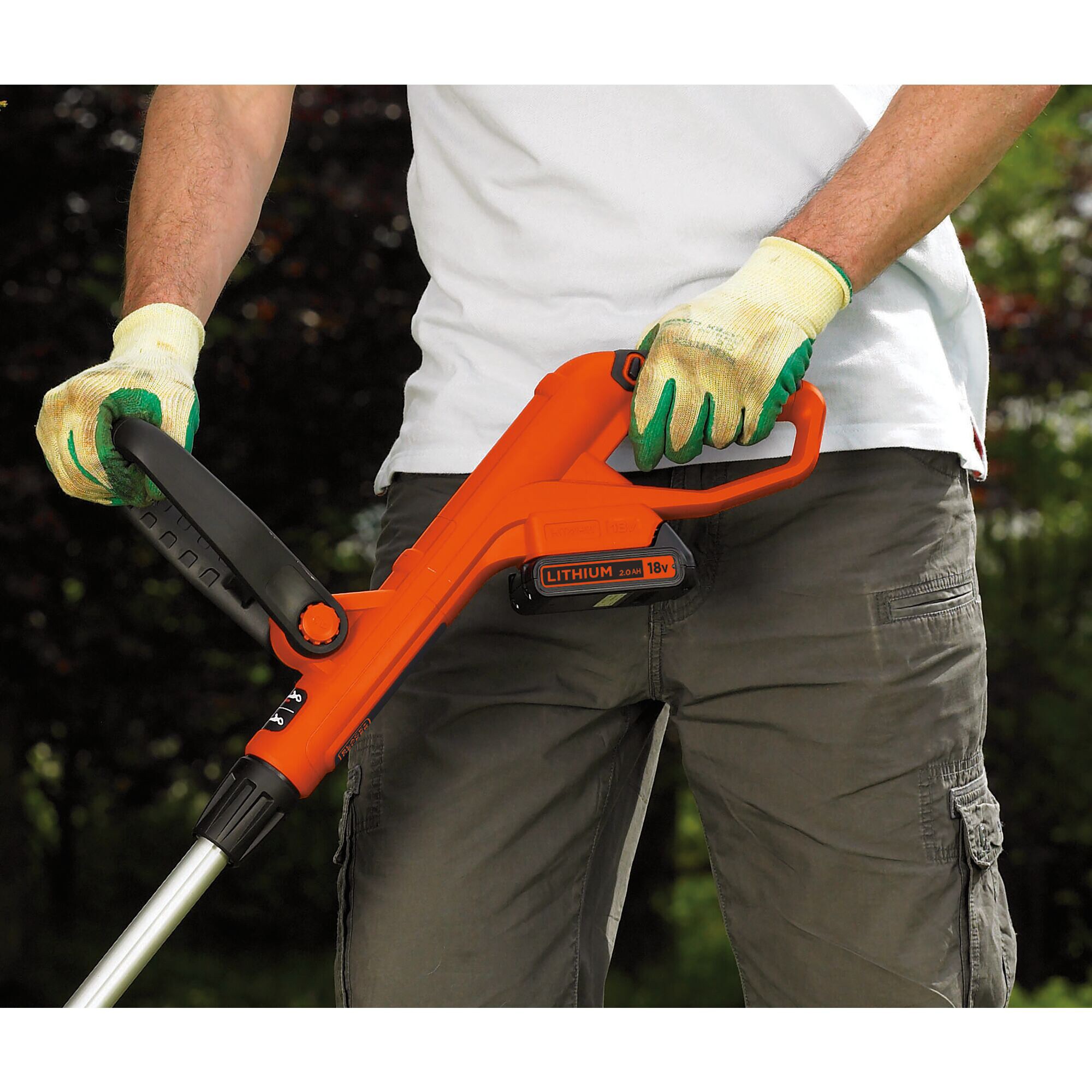 BLACK+DECKER Rasentrimmer Akku-Rasentrimmer GLC1823L20, 18Volt