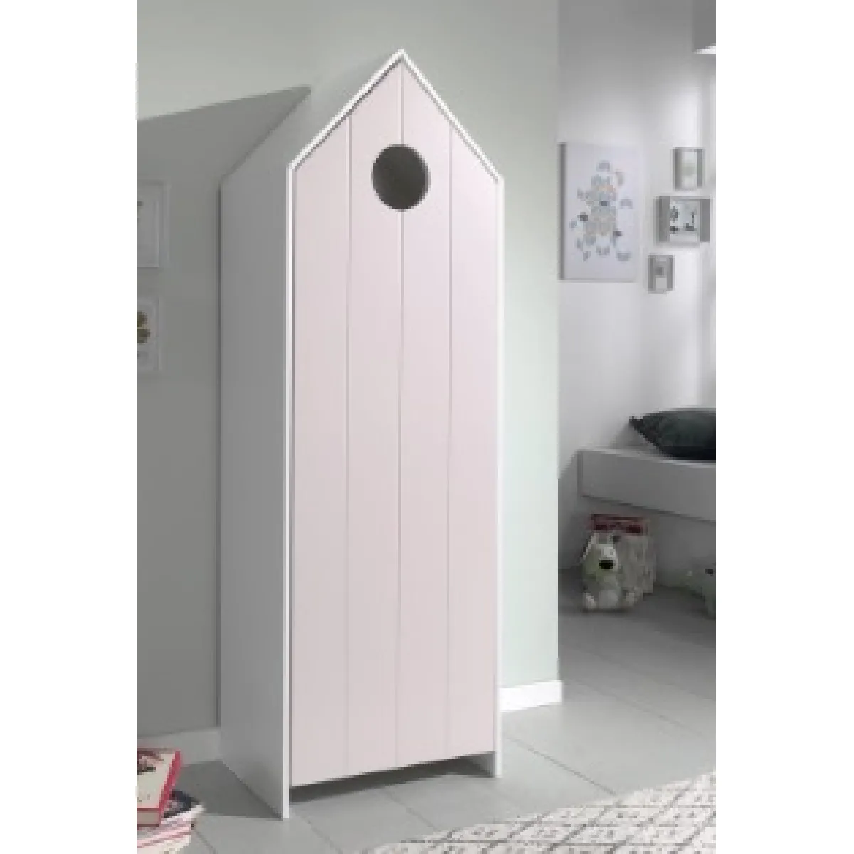 Armoire VIPACK CASAMI 1 Porte Rose