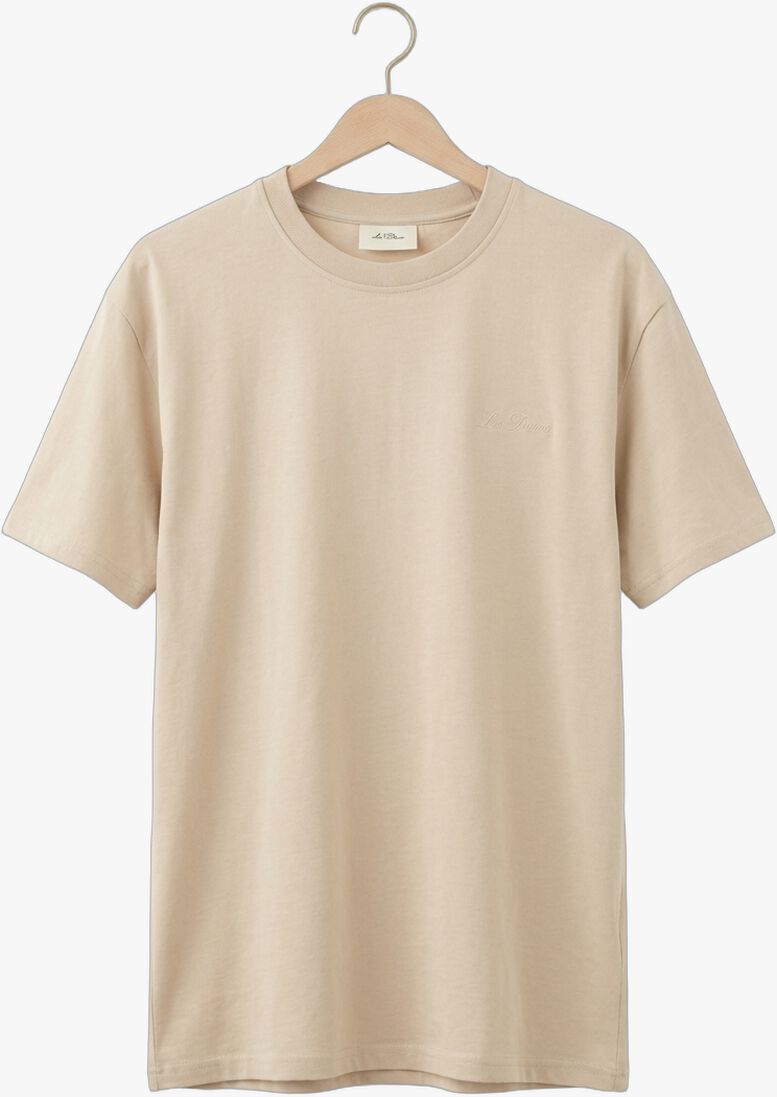beige les deux t-shirt crew t-shirt