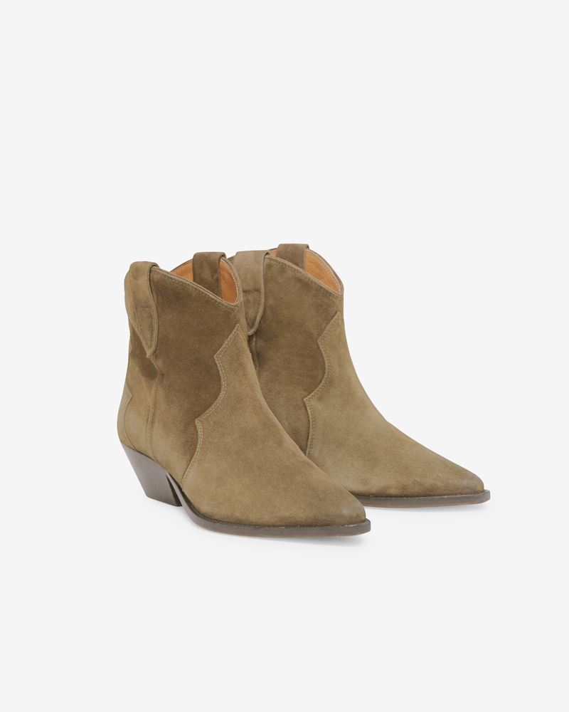 DEWINA BOTTINES EN CUIR VELOURS