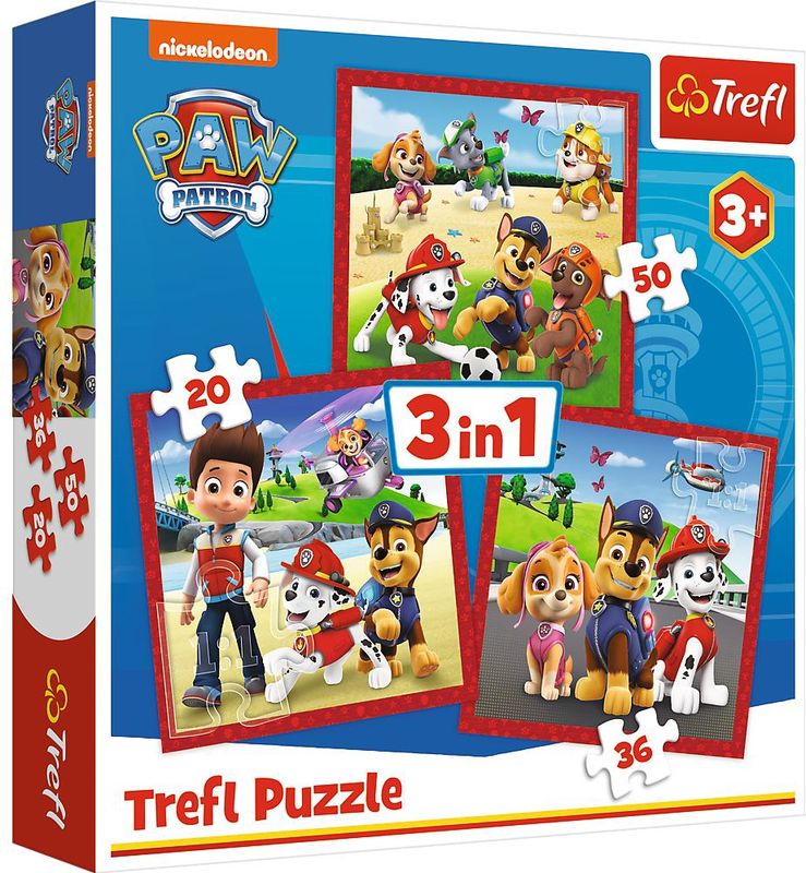 Legpuzzels - Paw Patrol - 3 Stuks