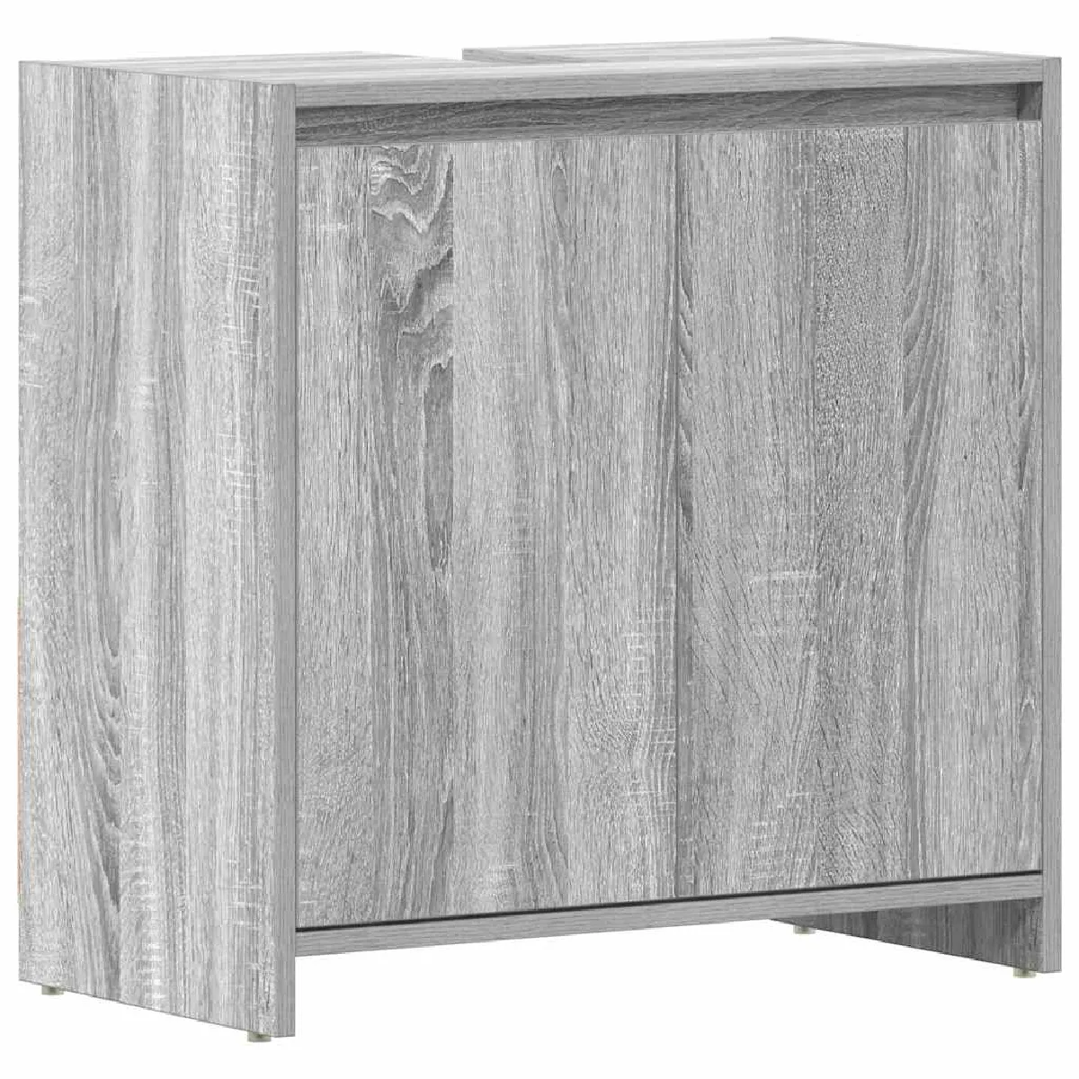vidaXL Armoire de bain Sonoma gris