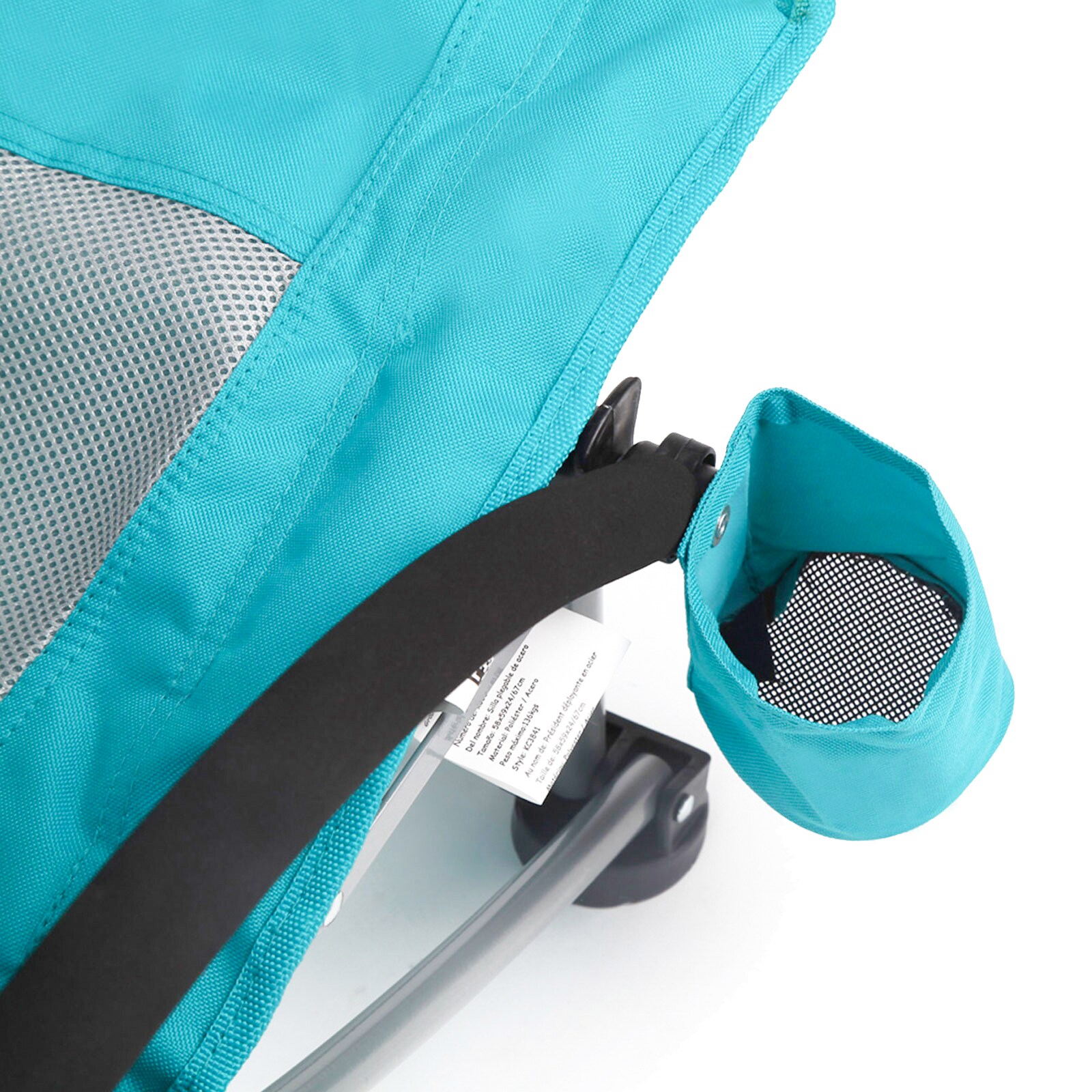 KINGCAMP Strand Liege Stuhl Camping Klapp Falt Sessel Niedrig Garten Stahl 136kg Farbe: Royal Blue