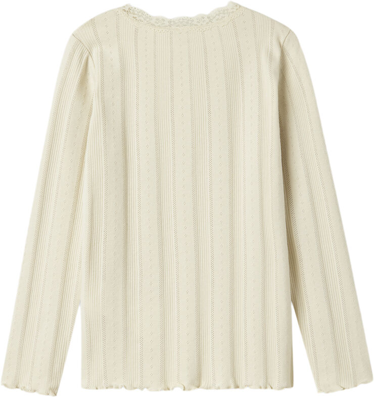 Name It NKFFREDA LS SLIM TOP Summer sand