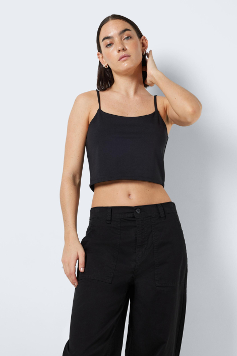Noisy may zwarte dames top