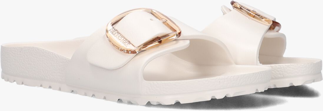 witte birkenstock slippers madrid big buckle eva
