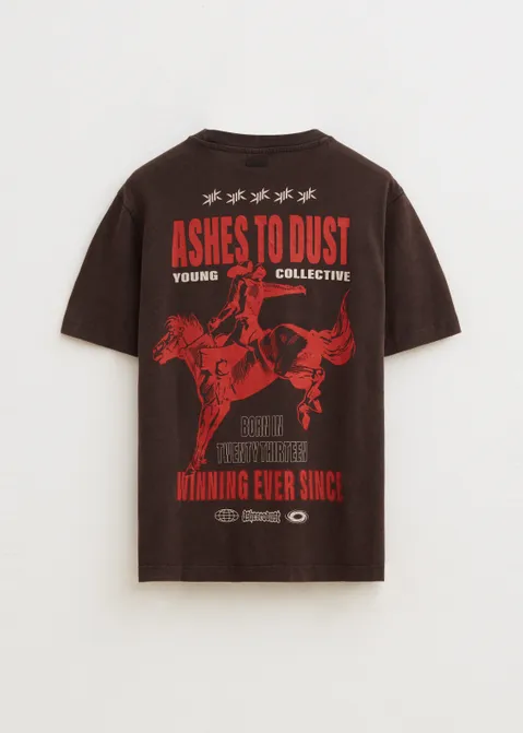 T-shirt met print vintage jeans (OLD.D)