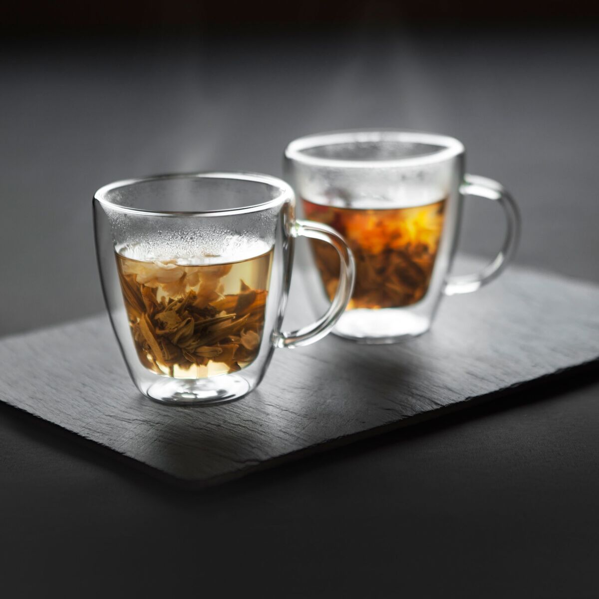 Dobbeltvegget kaffeglass 25 cl, 2-pakk
