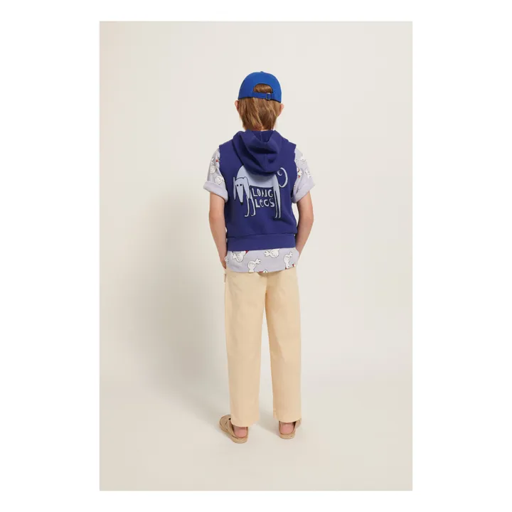 Weekend House Sweat Long Legs Coton Bio | Bleu marine