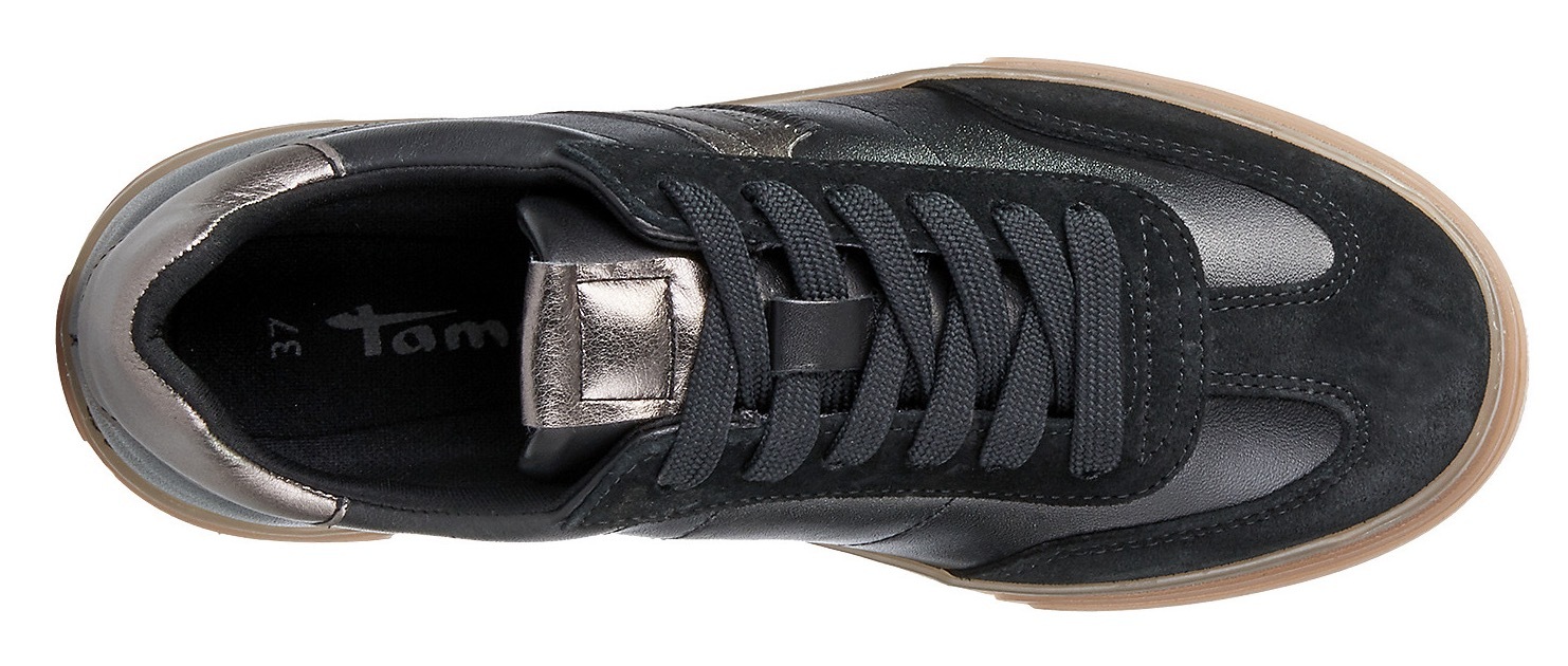 Tamaris Plateausneaker  , Schnürschuh, Halbschuh, Freizeitschuh mit gepolstertem Schaftrand