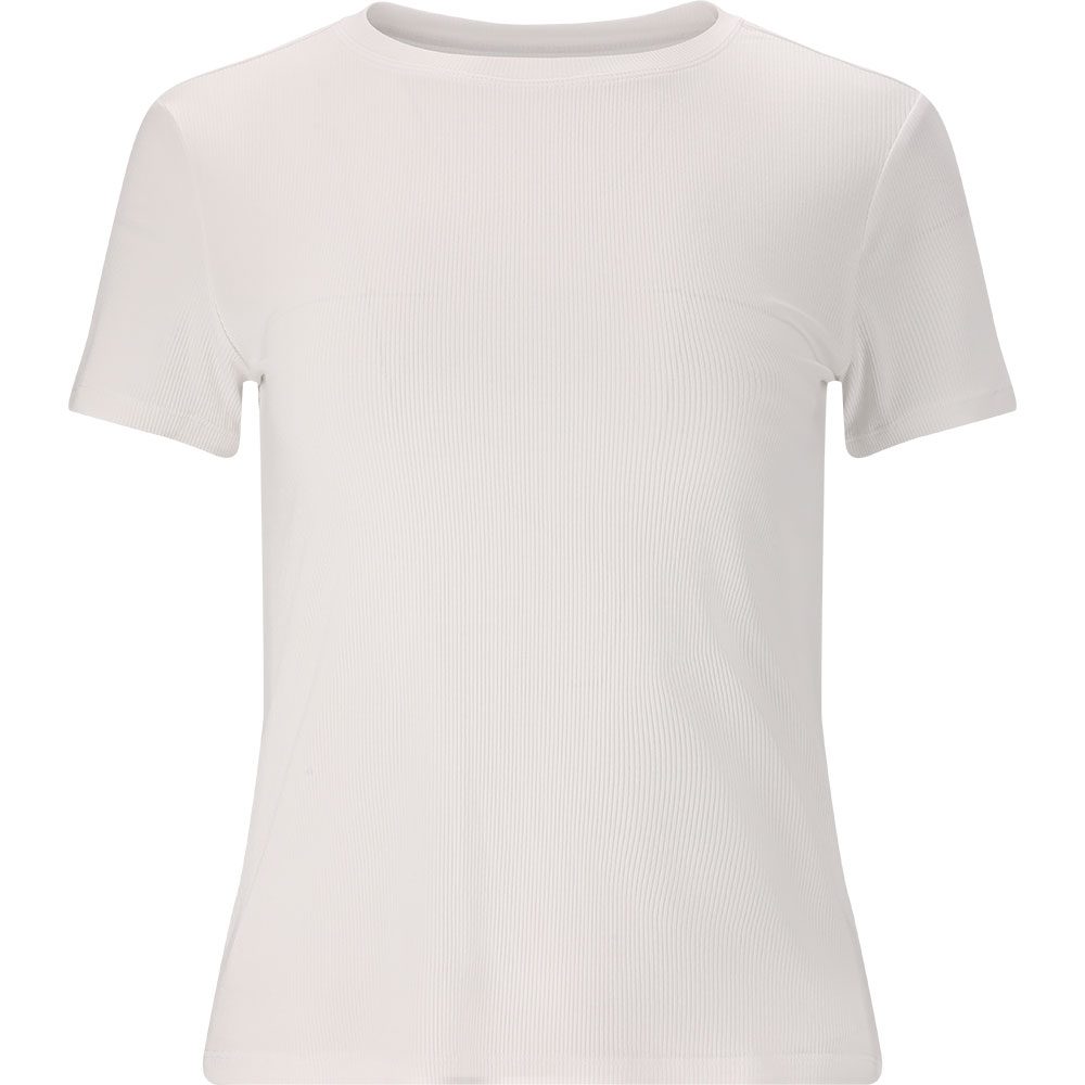 Athlecia Tinashe W Rib S/S T-Shirt Damen white