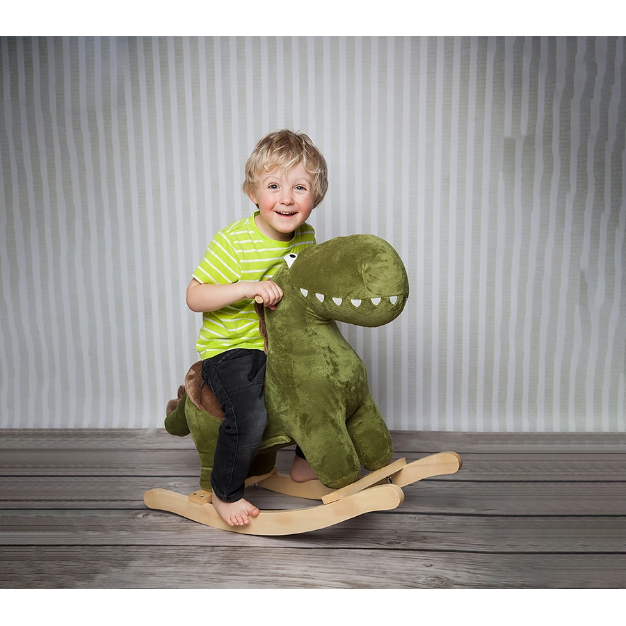 knorr toys® Schaukeltier Karl dino green grün