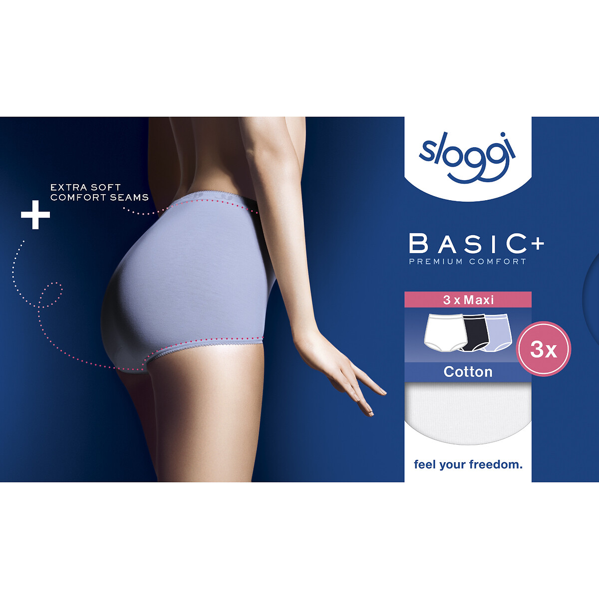SLOGGI<br>Conjunto de 3 Maxi slips Basic+