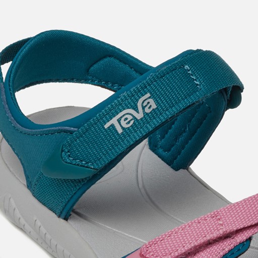 Teva Tirra Sandalen blauw Textiel