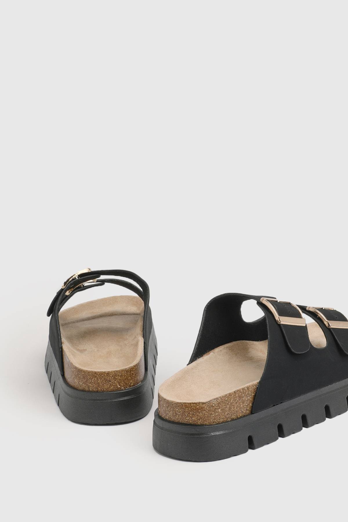 Oasis Sandale Plateforme Mae En Synthétique Avec Boucle Et Semelle Ergonomique