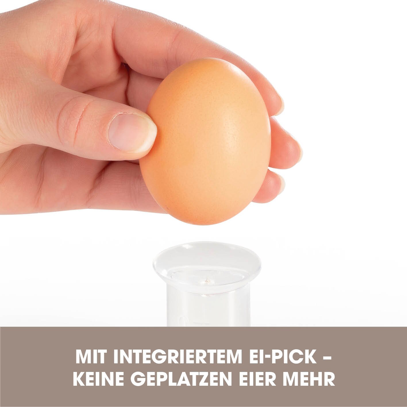 GOURMETmaxx Eierkocher für 1 Ei 70W