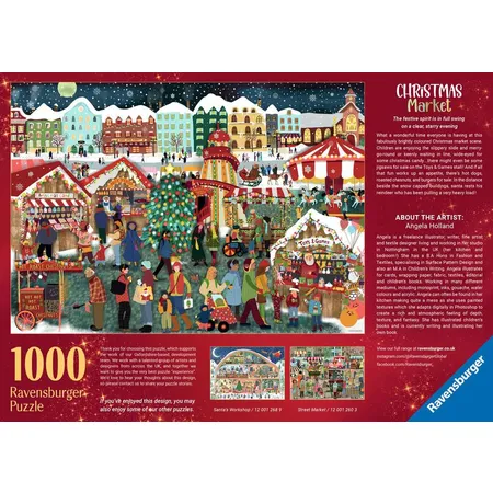 Ravensburger Puzzle - Weihnachtsmarkt, 1000 Teile