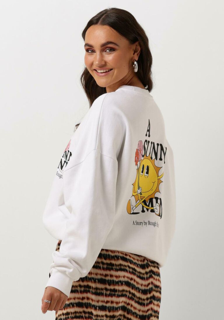 ROUGH STUDIOS witte rough studios sweater sunny mind sweatshirt