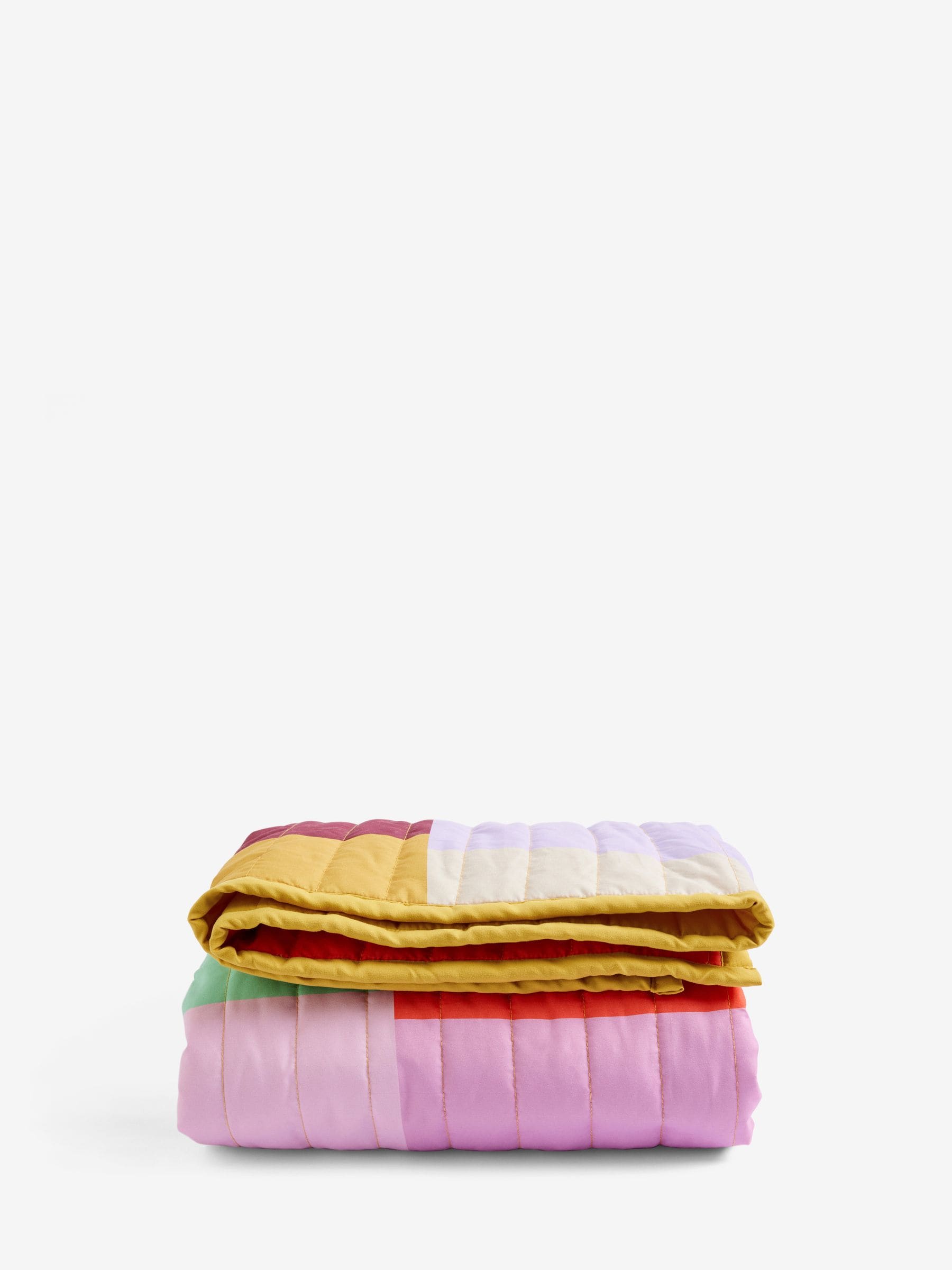 Joy Stripe Quilted Bedspread