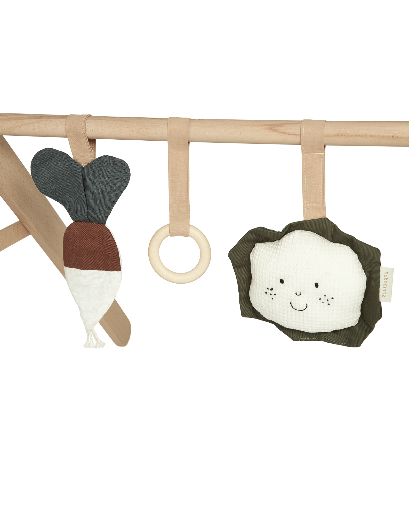 Arche d'éveil en bois et ses jouets playground | Vert