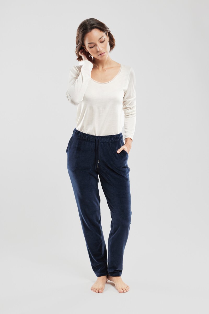Pantalon homewear - velours