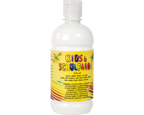 Kindertemperaverf, wit, 500 ml