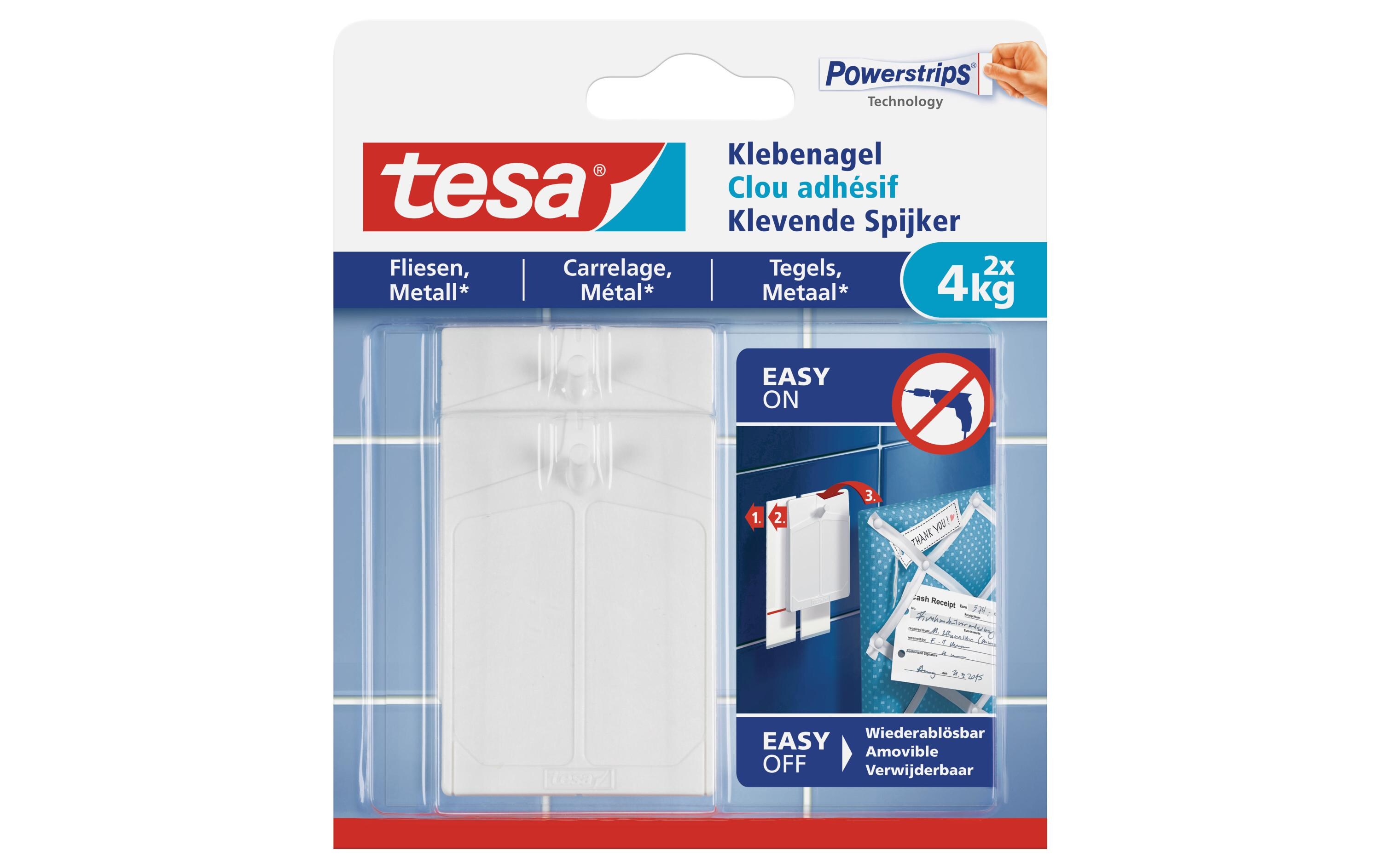 Klebenagel 4 kg für Fliesen + Metall2 Stück
