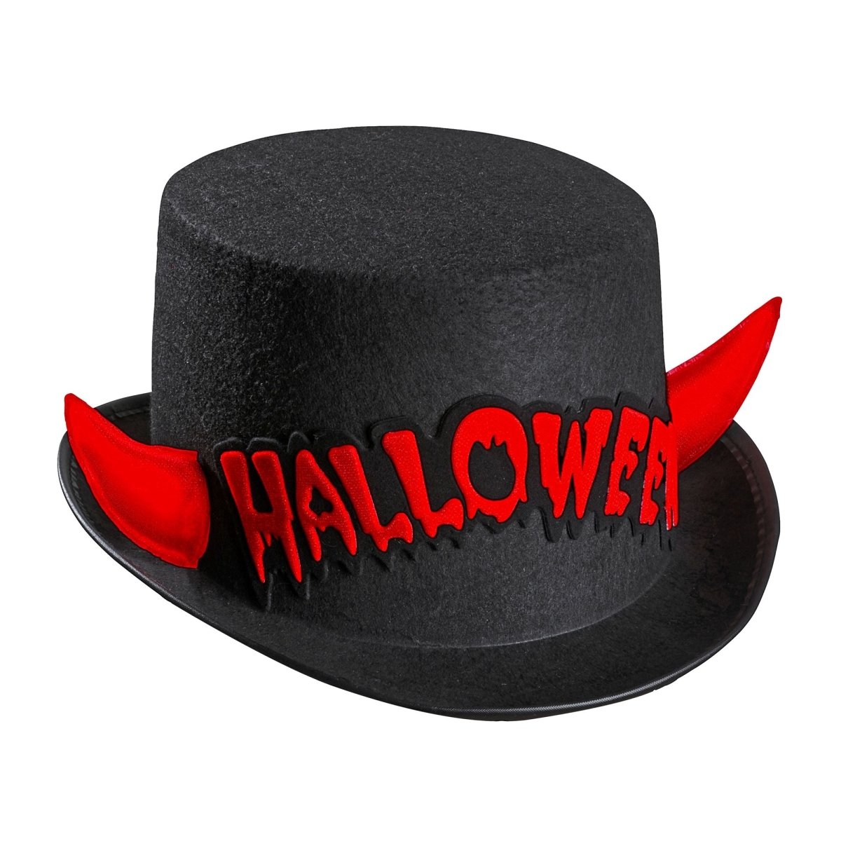 Halloween Hoge Hoed Zwart Rood Duivel