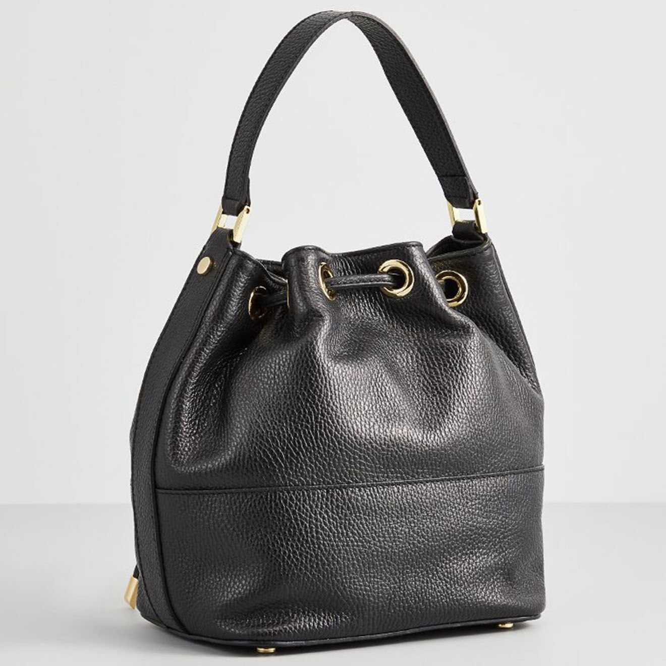 Christian Laurier Sac seau en Cuir Kate noir - 38x22x17 cm