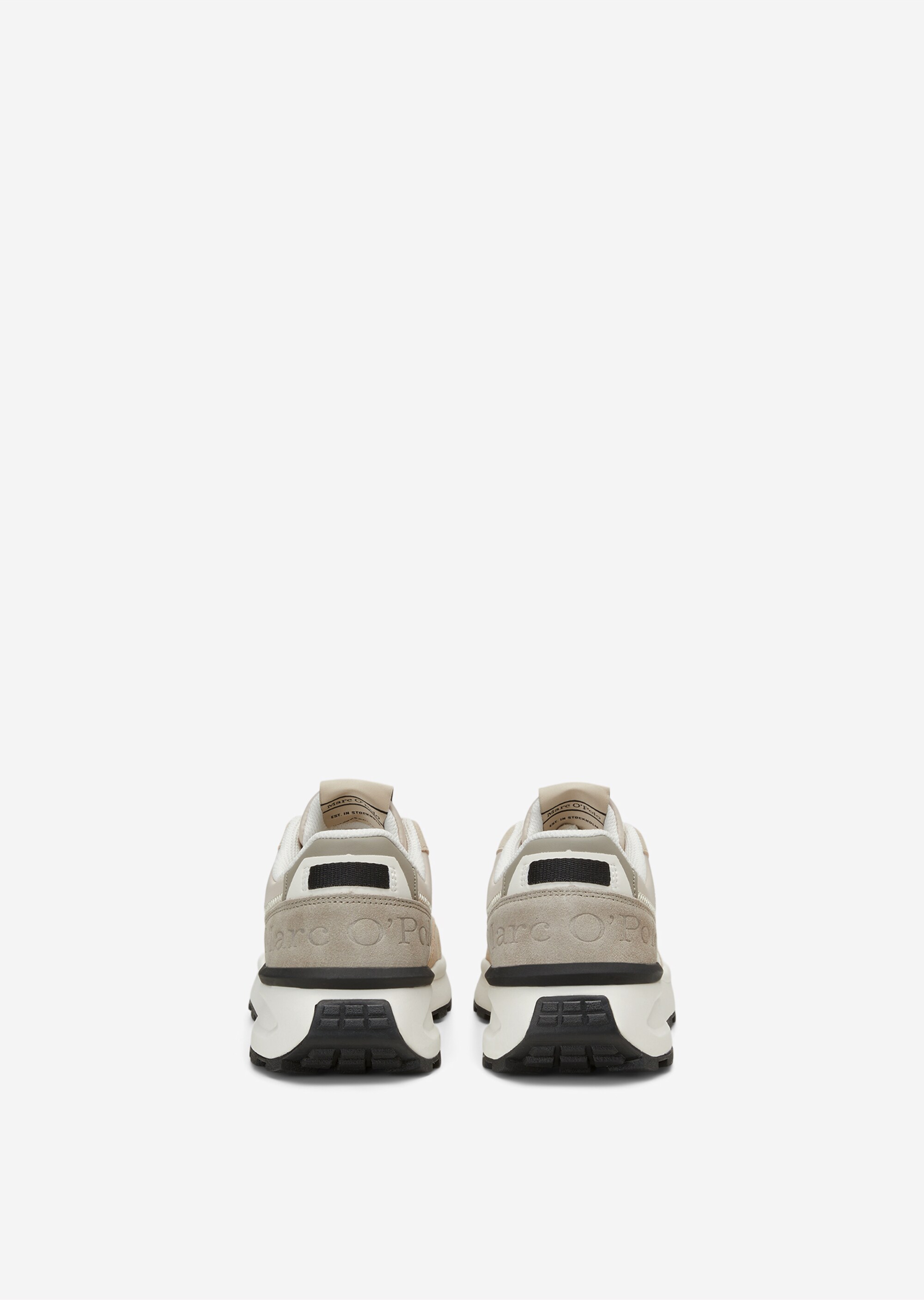 Sneaker aus Leder-Polyester-Mix
