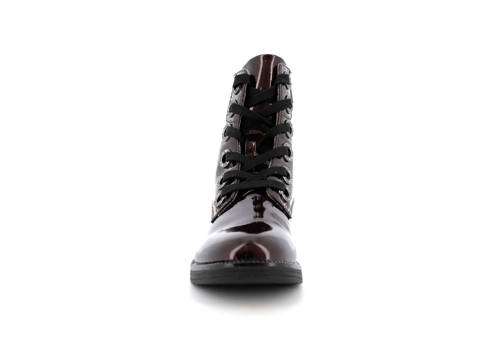 Jana  shoes-25264 Synthétique Verni Bordeaux