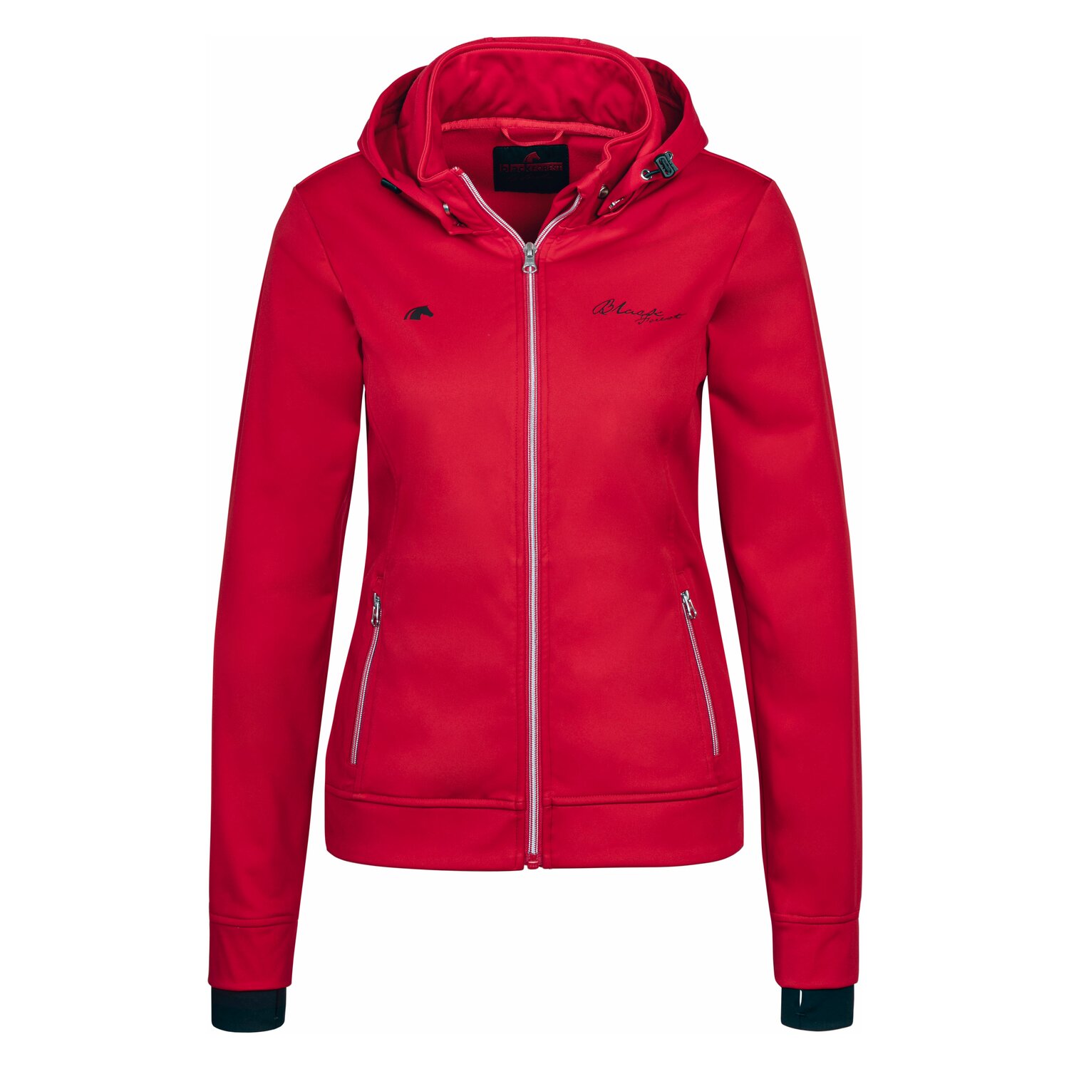 black forest Softshelljacke mit Print - wine red