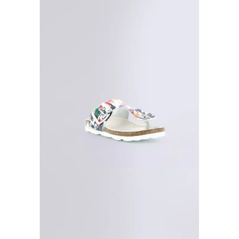 SUMMERIZA MULTICOLOR PAINTING TONG Cuir Fille