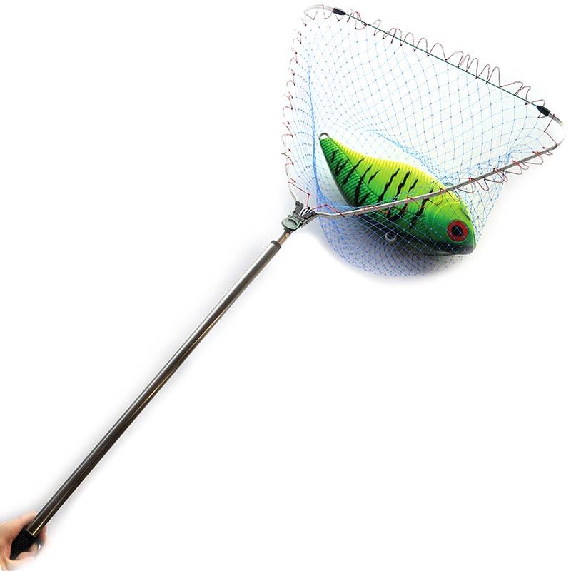 Épuisette Pafex Pliante - Filet Monofilament Bleu