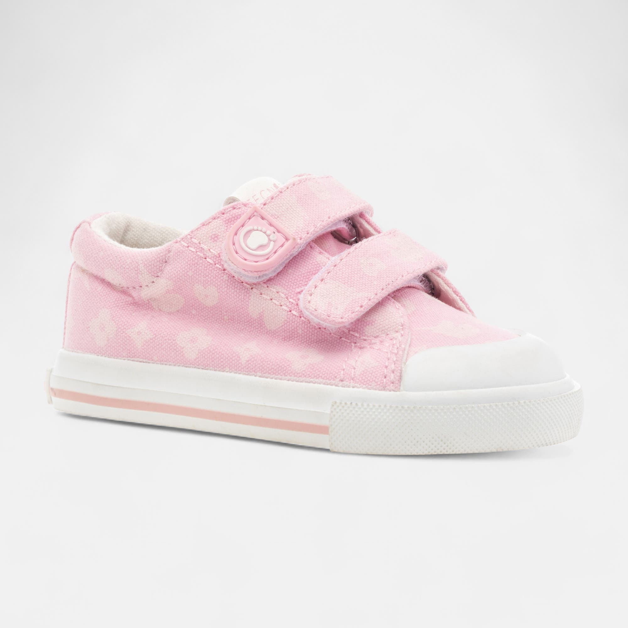 Baskets en toile Bébé fille rose