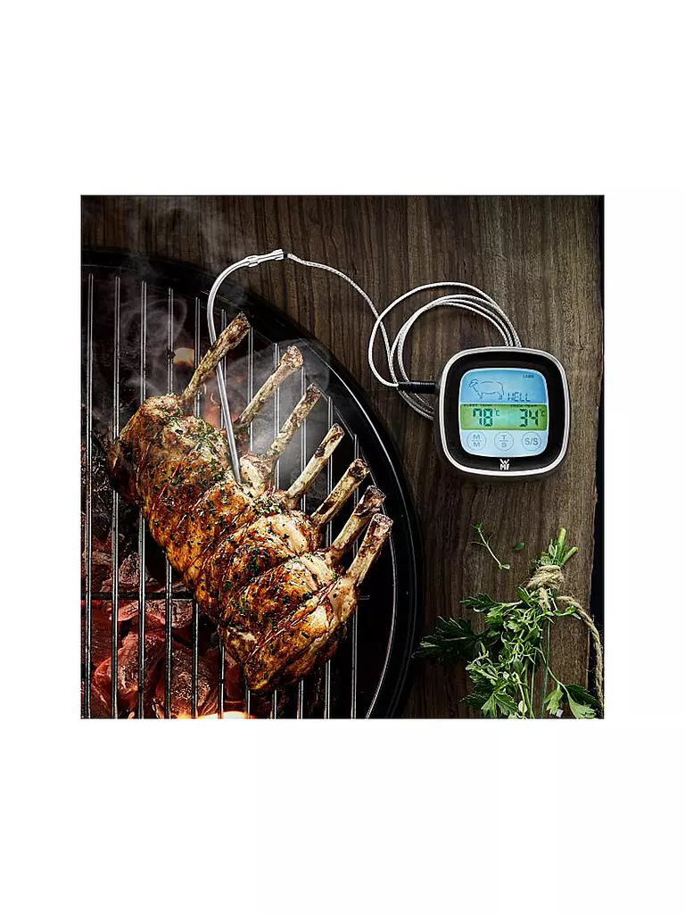 WMF BBQ Digitales Bratenthermometer 18,5cm silber