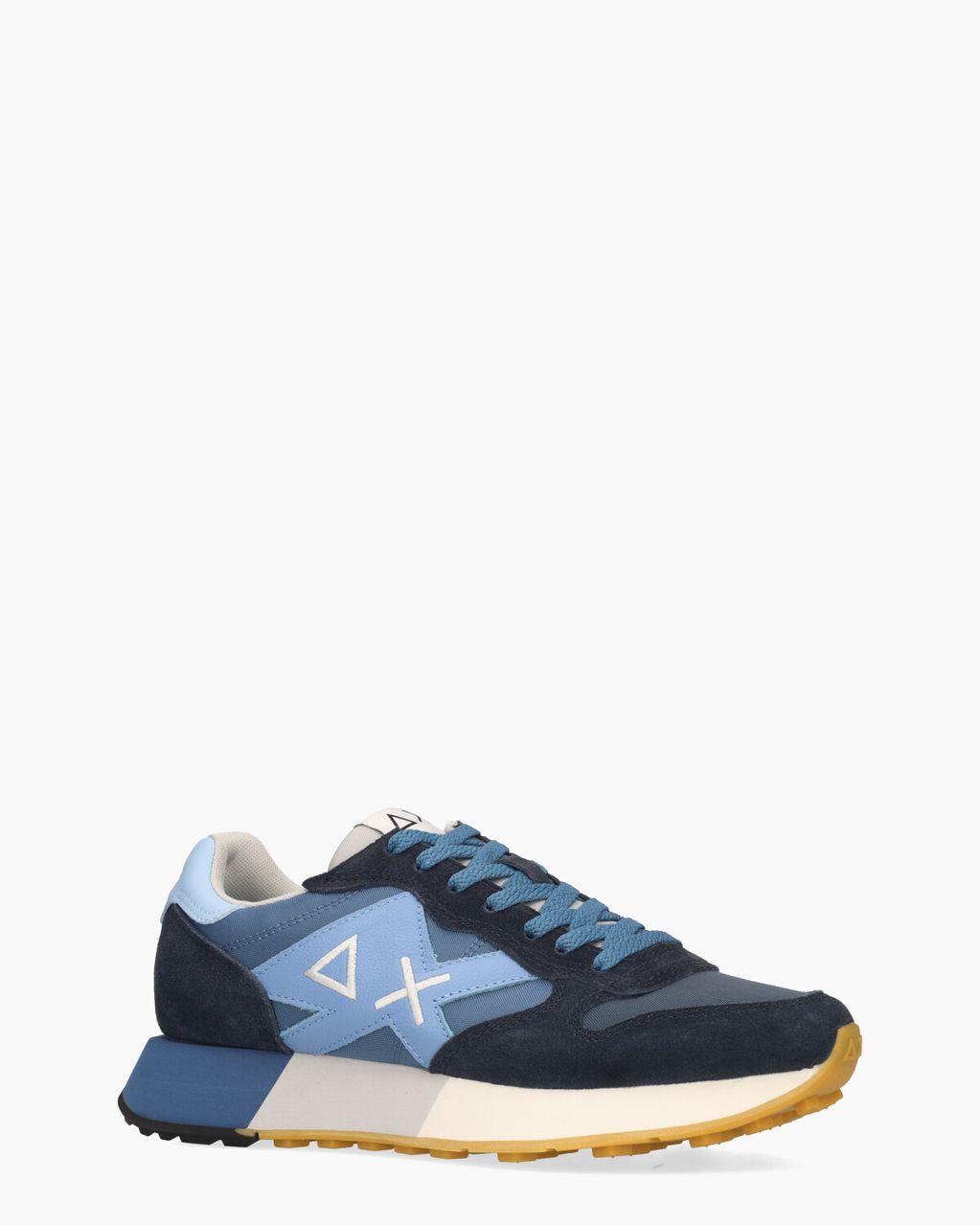 SUN68 Jaki 2.0 Bicolor Blauw Herensneakers