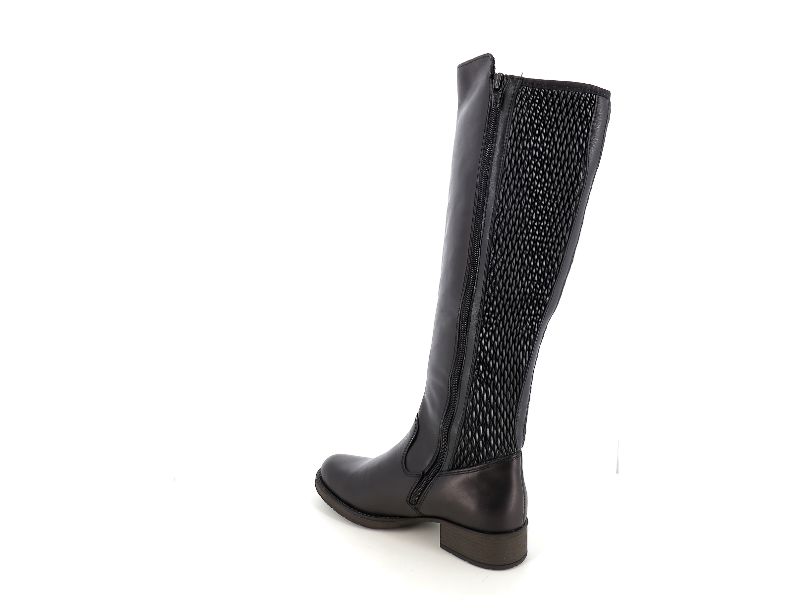 Rieker-Z9591 Cuir Noir