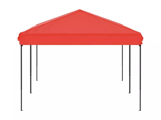 Tente de réception pliable Rouge 3x6 m