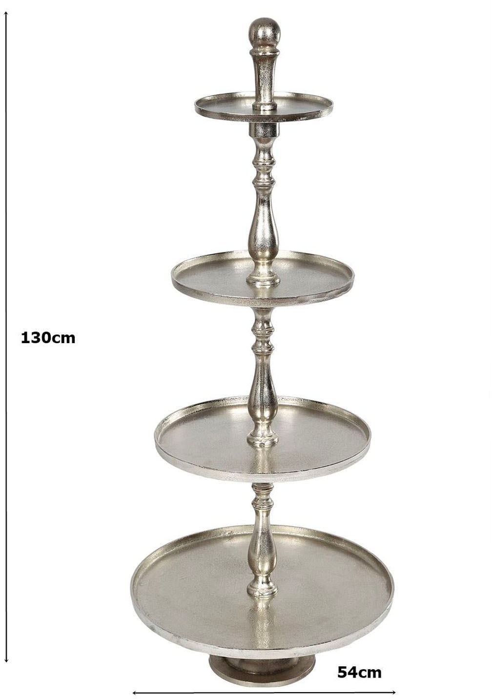 Ambiente Haus Etagere »Etagere 4 Stufen Silber«