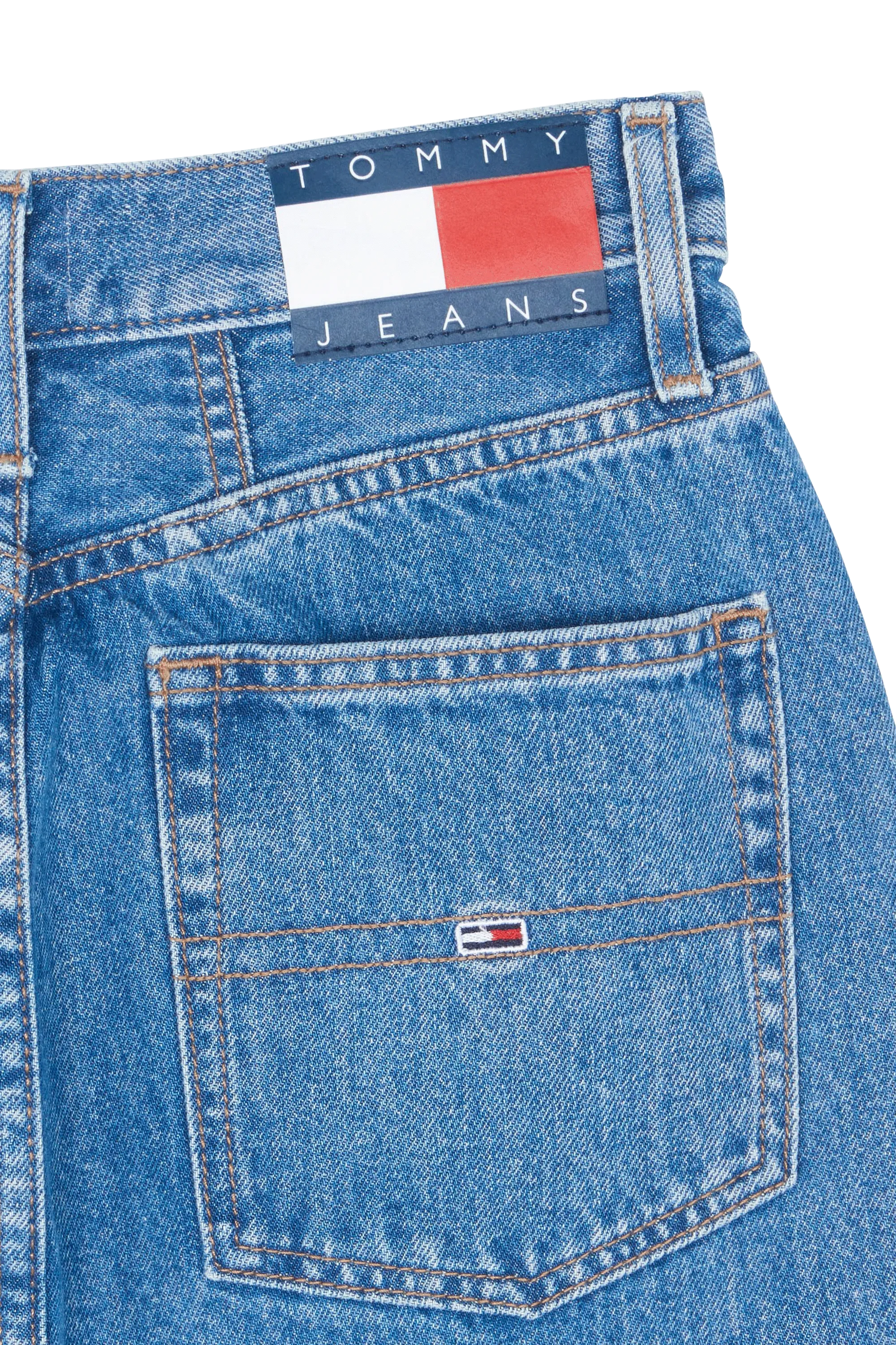 TOMMY JEANS Jupe MOM UH SKIRT BH0034 Bleu