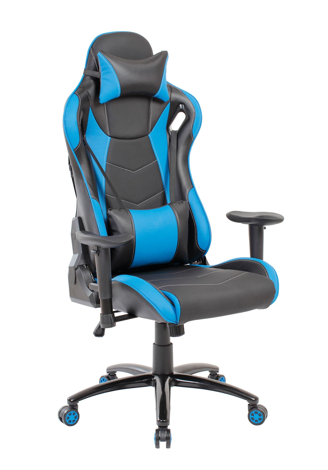 CASAVANTI Gaming Stuhl GAMER 3 Lederlook schwarz/ blau