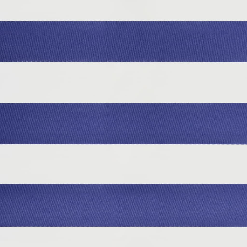 Auvent rétractable automatique bleu et blanc 3x2,5 m