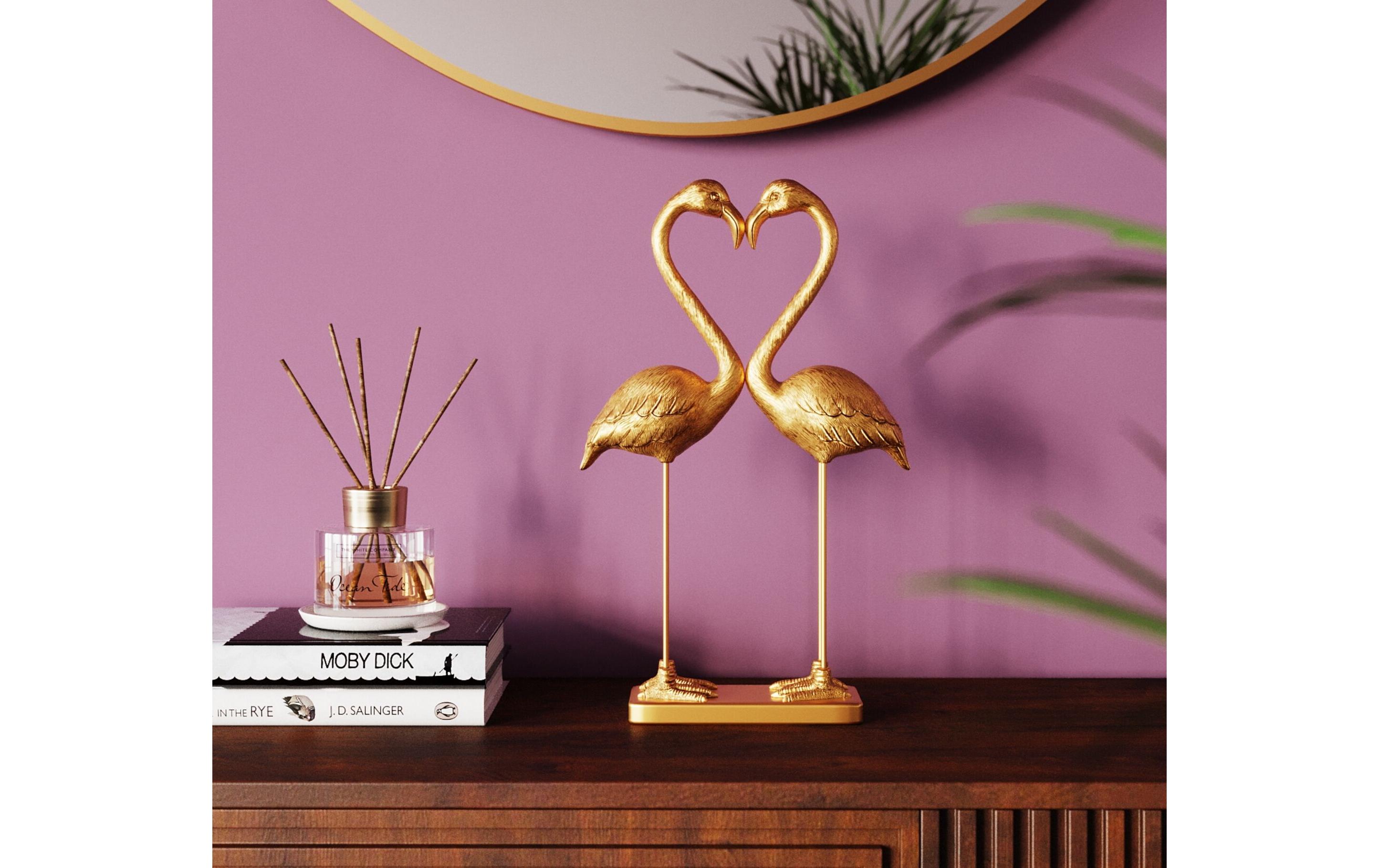 Dekofigur Flamingo Love 39 cmDeko-Objekt auf Sockel