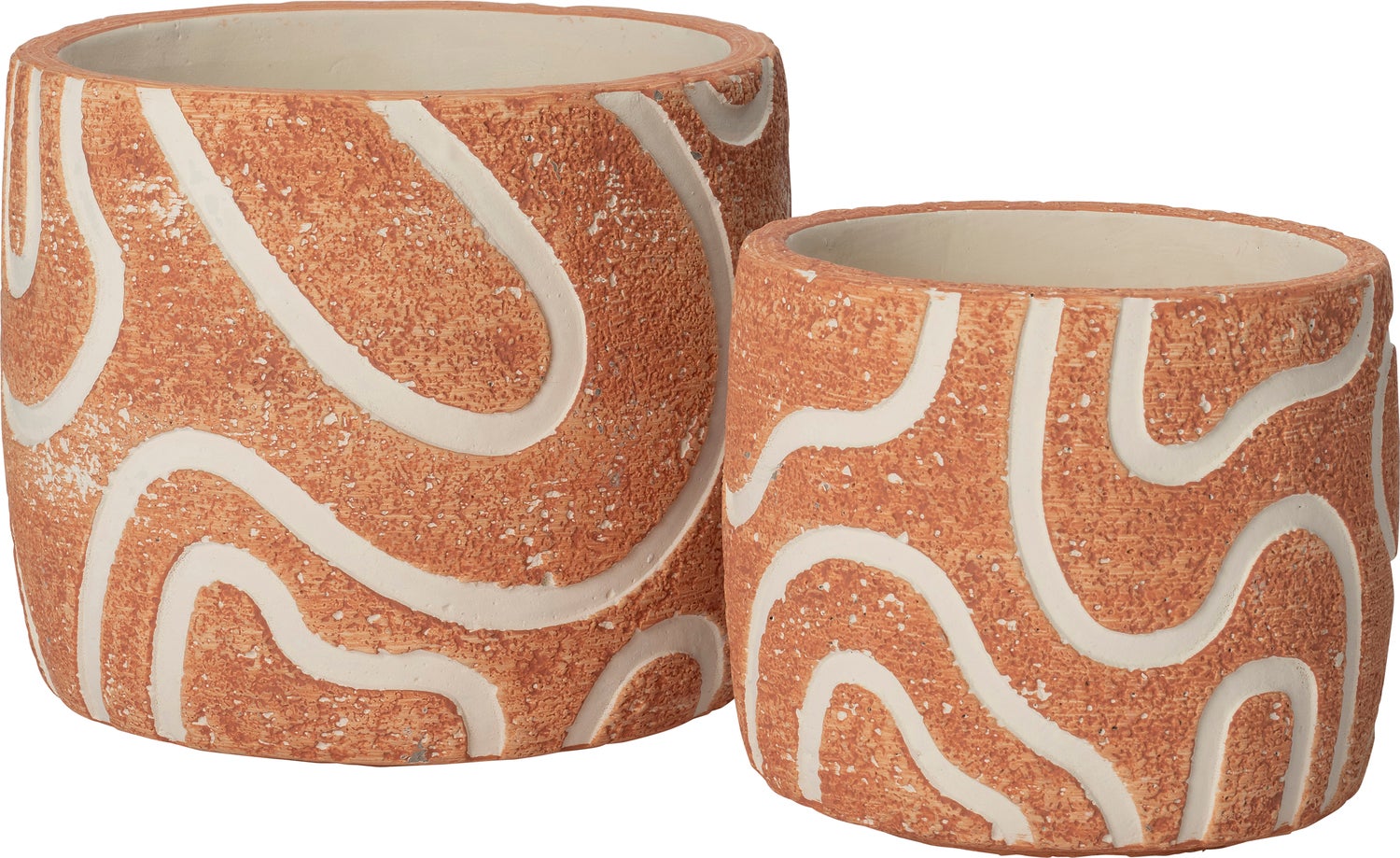 Intratuin bloempot Kyo oranje D 14,5 H 13 cm