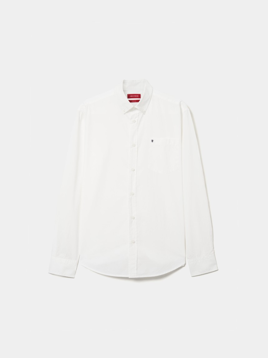 Camisa regular fit de algodão
