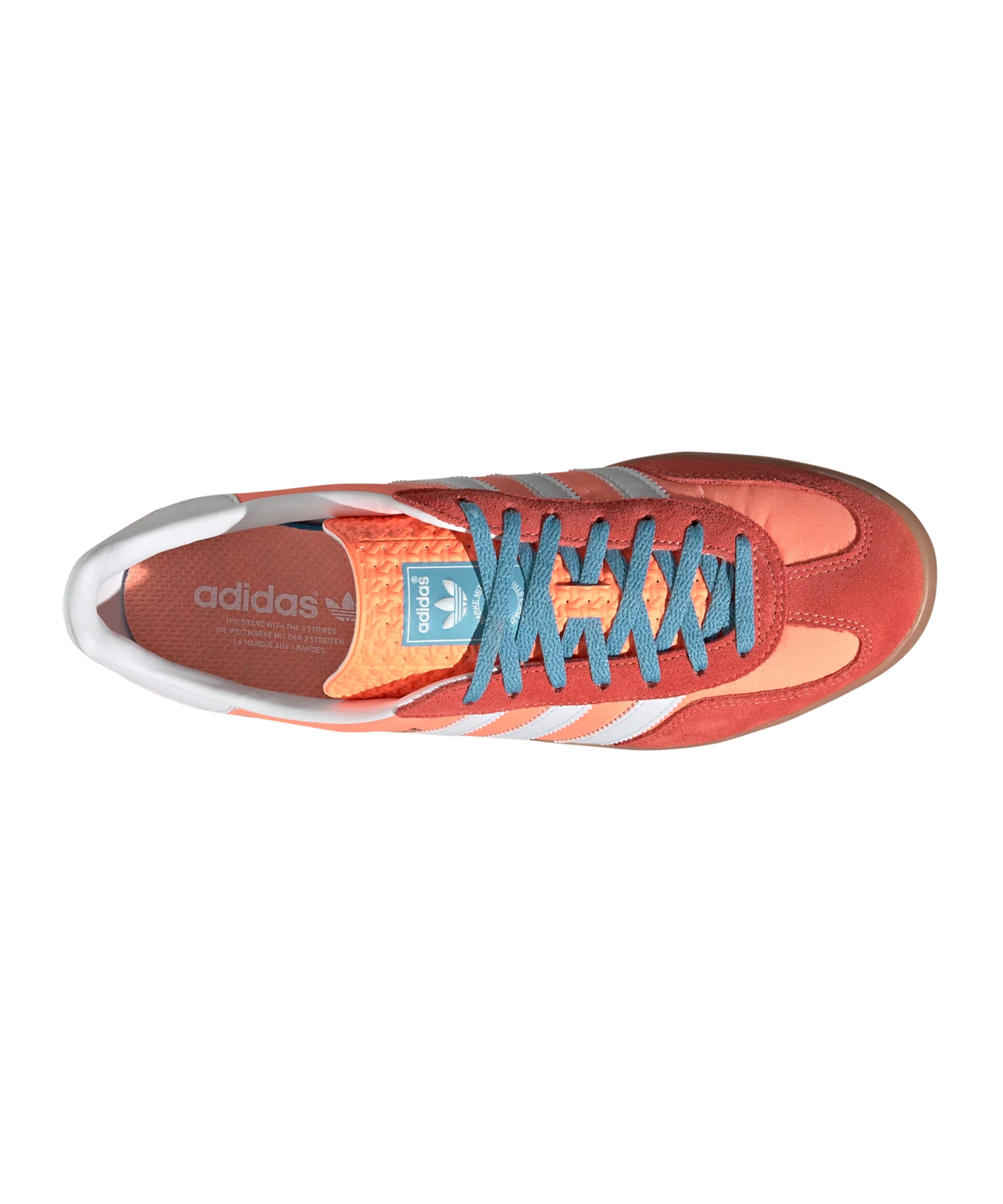 adidas Originals Gazelle Indoor Orange Weiss