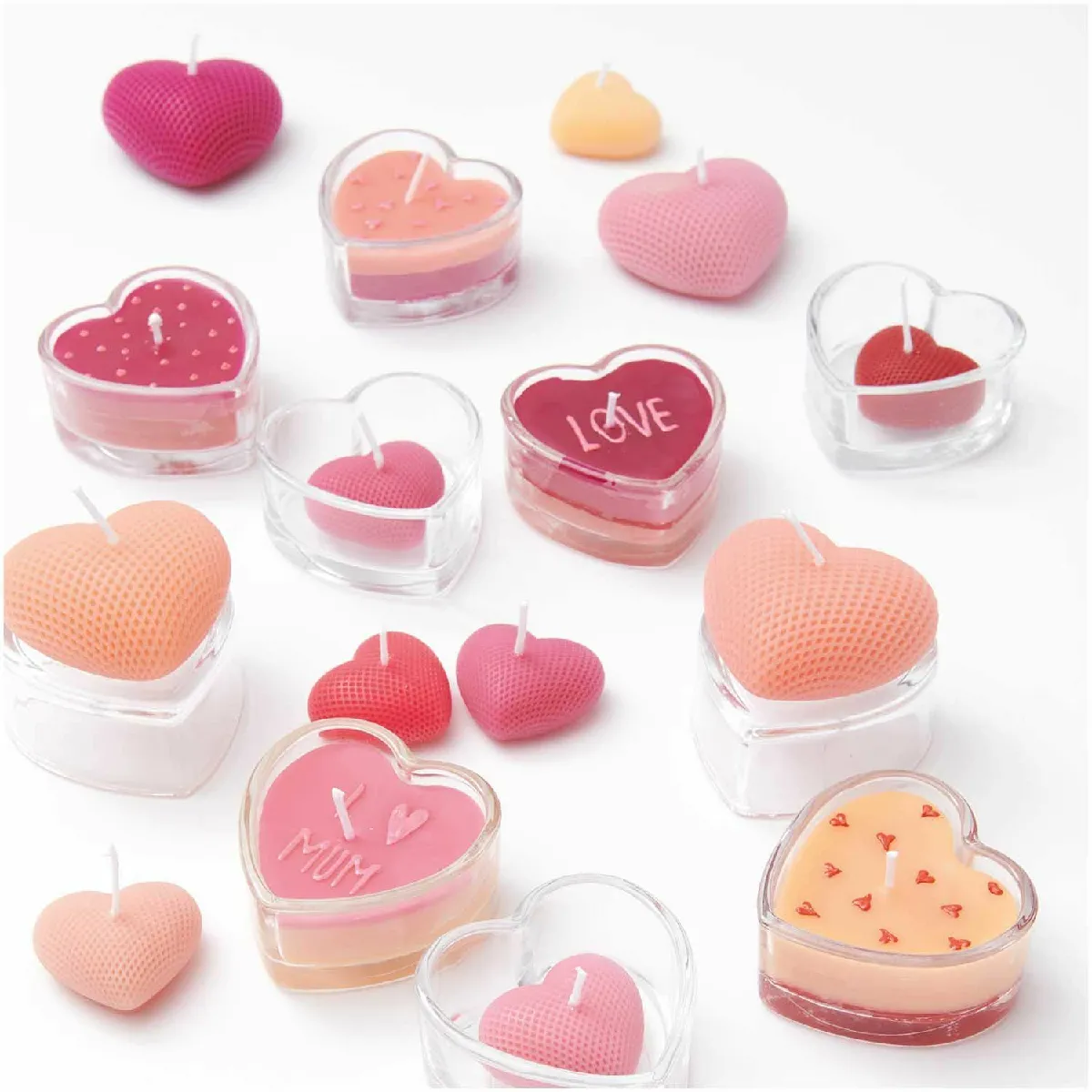Rico Moule à Bougie Petit Coeur 5 cm